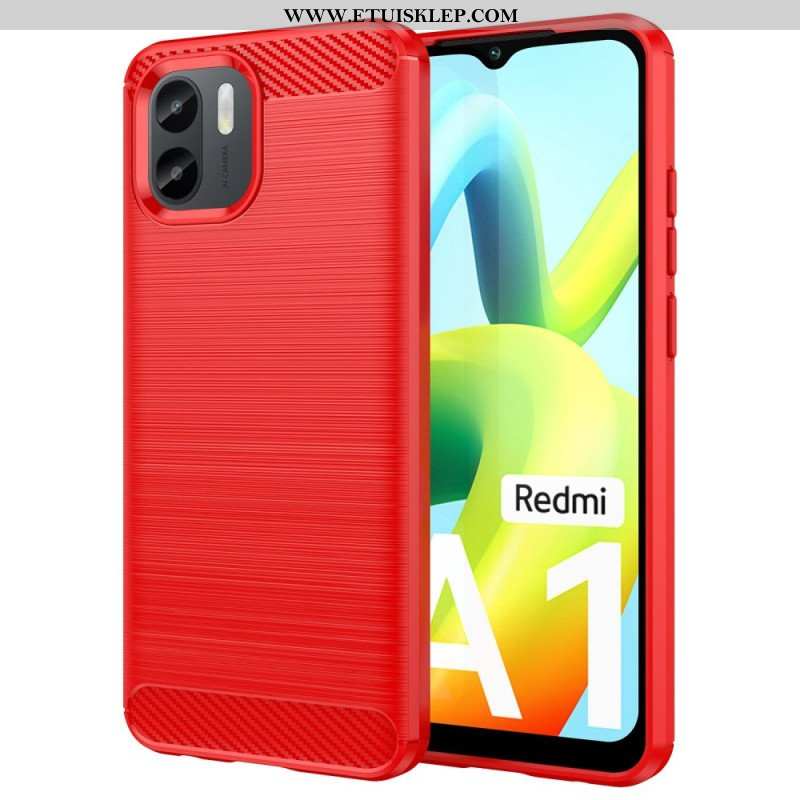 Futerały do Xiaomi Redmi A1 Szczotkowane Włókno Węglowe